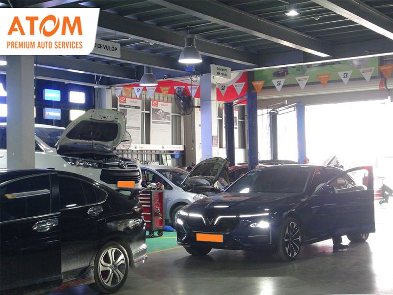 Atom Premium Auto Services - đơn vị bảo dưỡng hàng đầu tại Hà Nội, luôn nhận được sự quan tâm và hài lòng của rất nhiều khách hàng 