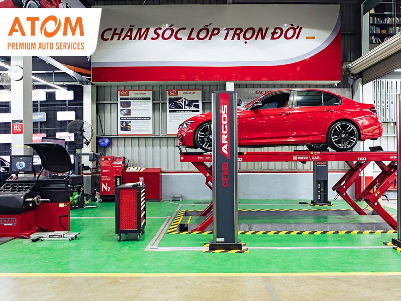 Atom Premium Auto Services - đơn vị chăm sóc, thay thế lốp uy tín, nhiều ưu đãi hấp dẫn