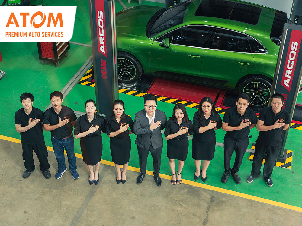 ATOM Premium Auto Services - địa chỉ thay thế lốp hàng đầu tại Hà Nội, tự hào hội tụ đầy đủ các tiêu chí của một trung tâm uy tín
