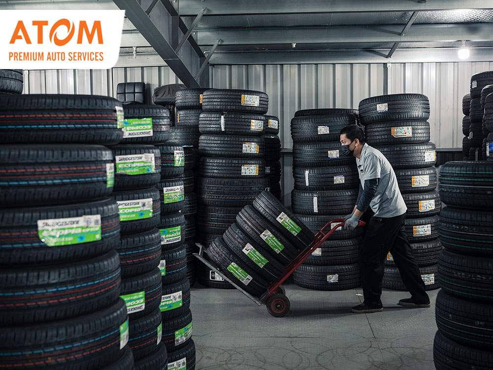 Khi thay thế lốp tại ATOM Premium Auto Services khách hàng sẽ nhận được nhiều ưu đãi hấp dẫn 