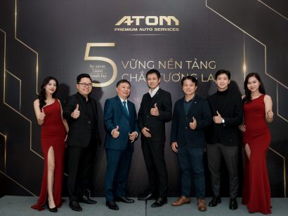 ATOM PREMIUM AUTO SERVICES – CÔNG BỐ BỘ NHẬN DIỆN THƯƠNG HIỆU MỚI