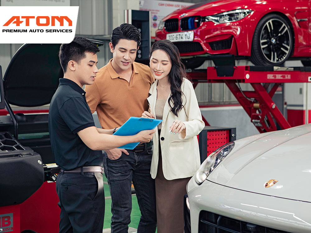 ATOM Premium Auto Services luôn báo giá dịch vụ cho khách hàng trước khi thực hiện