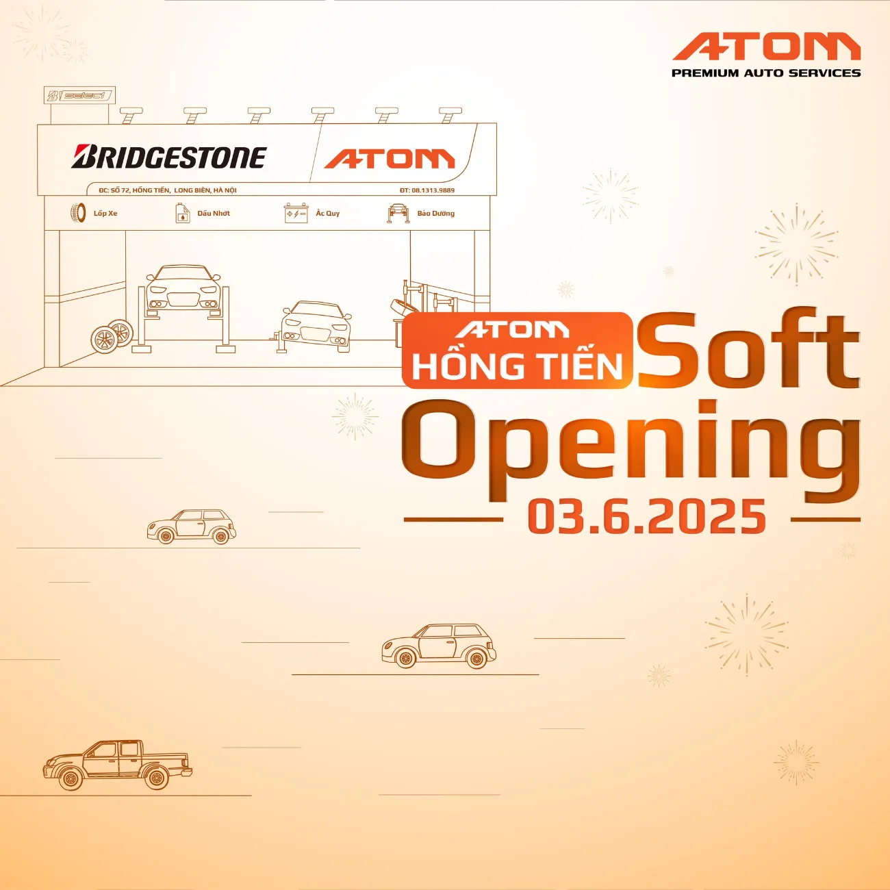 ATOM Hồng Tiến Opening