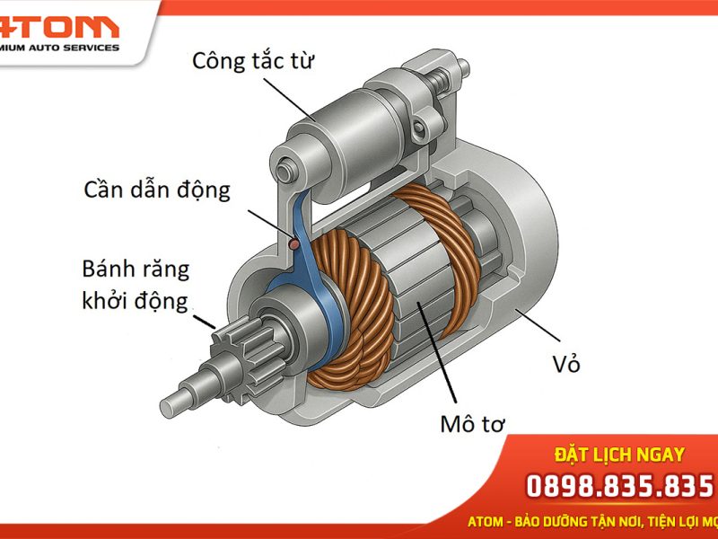 Bảo dưỡng củ đề ô tô TẠI SAO nên được xử lý định kỳ?
