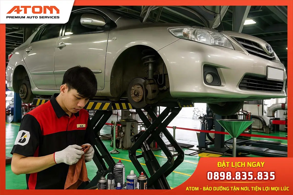 Bảo dưỡng xe honda định kỳ giúp xe luôn vận hành ở trạng thái ổn định và an toàn nhất (Ảnh: Nguồn ATOM)