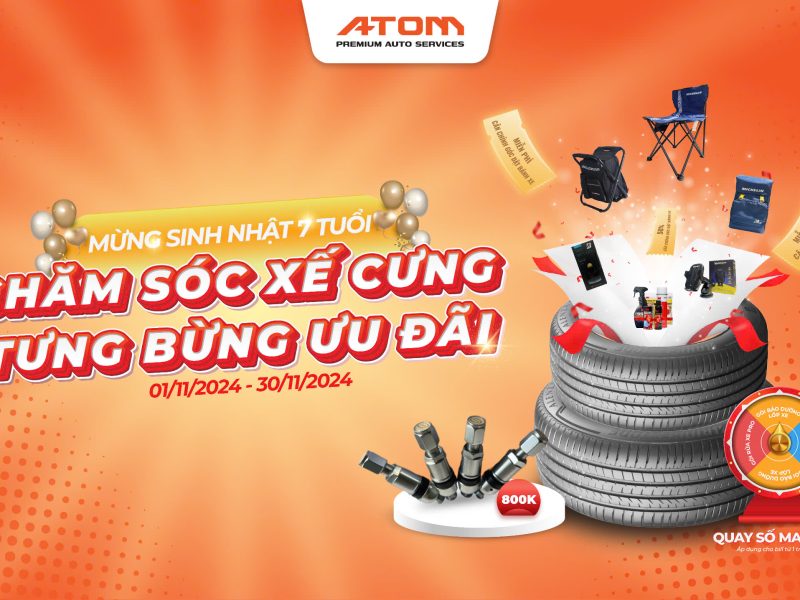 RỘN RÀNG ƯU ĐÃI MỪNG SINH NHẬT ATOM 7 TUỔI