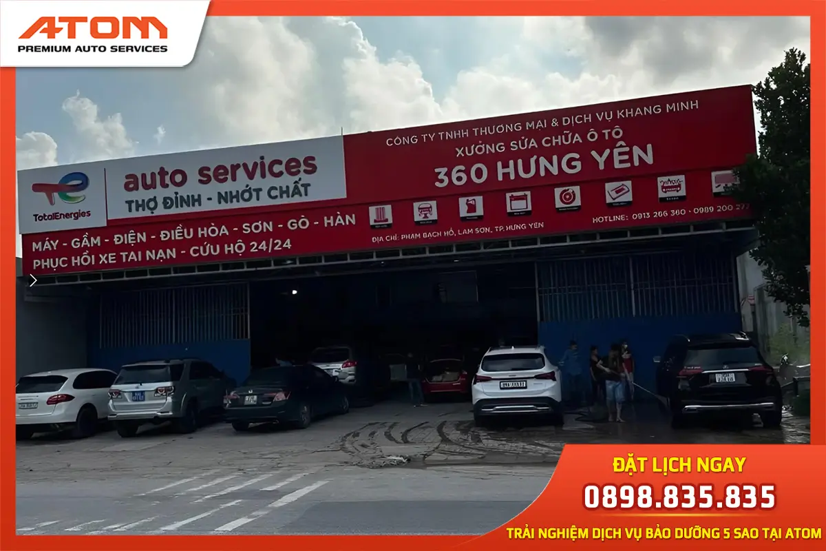 Gara 360 Hưng Yên với nhiều trang thiết bị hiện đại (Ảnh: Sưu tầm internet)