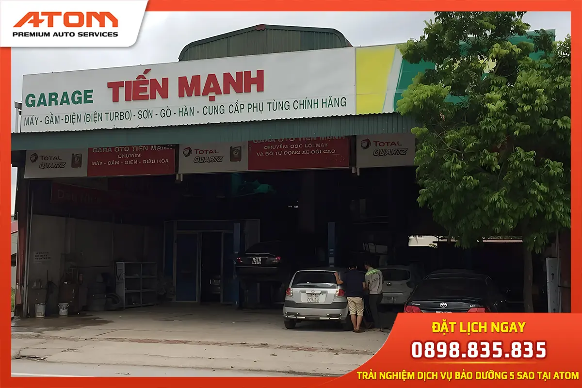 Gara ô tô Tiến Mạnh (Ảnh: Sưu tầm internet)