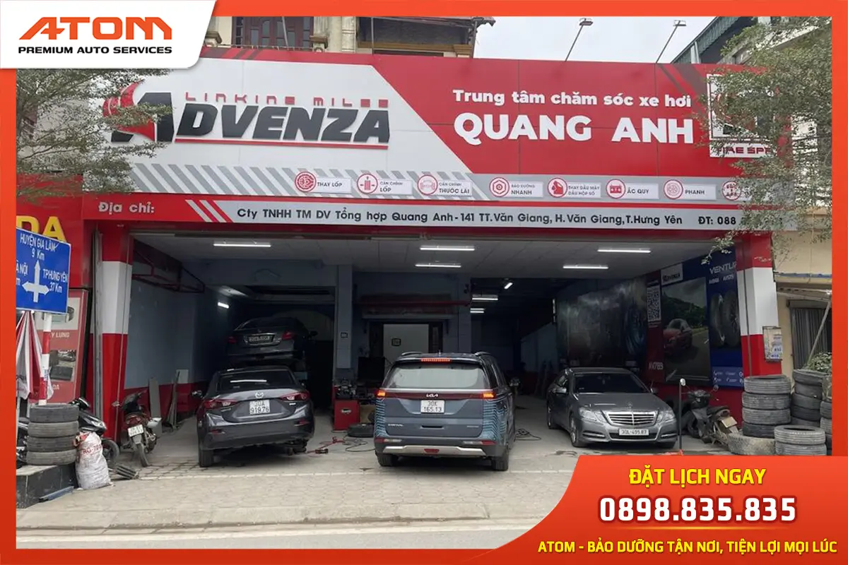 Chăm sóc xe hơi Quang Anh (Ảnh: Sưu tầm internet)