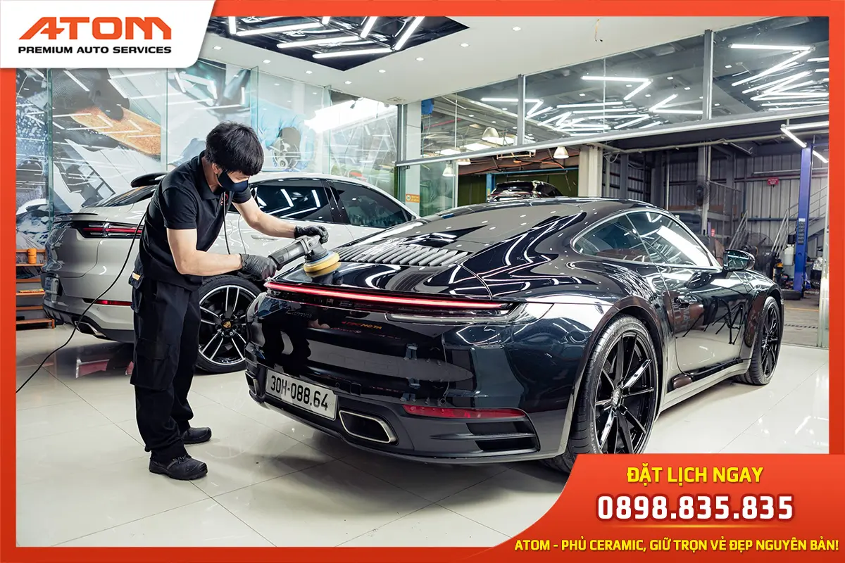 ATOM Premium Auto Services với kinh nghiệm phủ Ceramic cho rất nhiều dòng xe, tự hào là điểm đến tin cậy dành cho bạn (Ảnh: Nguồn ATOM)