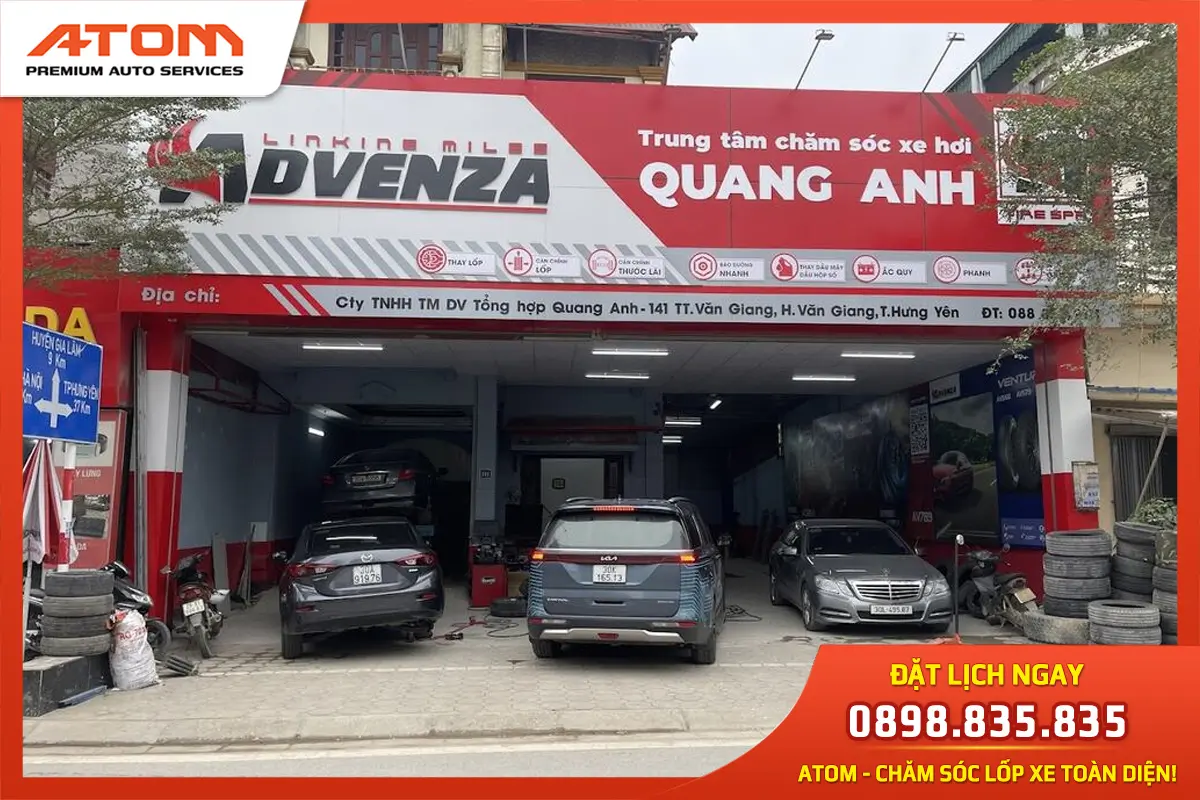 Chăm sóc xe hơi Quang Anh