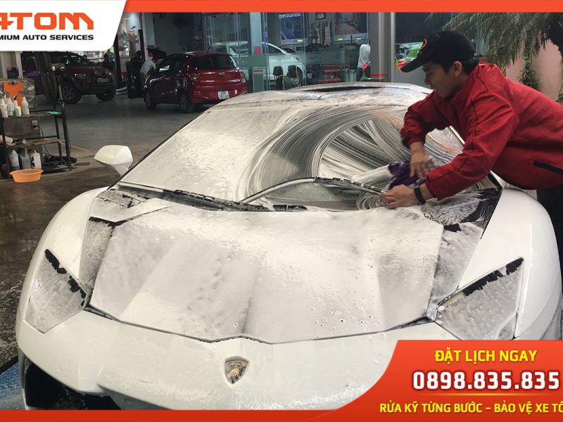 Quy trình rửa xe ô tô 9 bước: sạch sâu, bảo vệ toàn diện