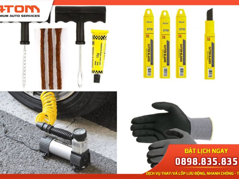 Hướng dẫn vá lốp ô tô tại nhà nhanh, dễ dàng & 3 lưu ý quan trọng