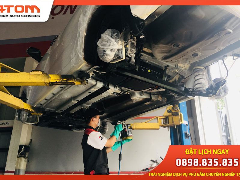 Quy trình sơn phủ gầm ô tô 10 bước chuẩn quốc tế