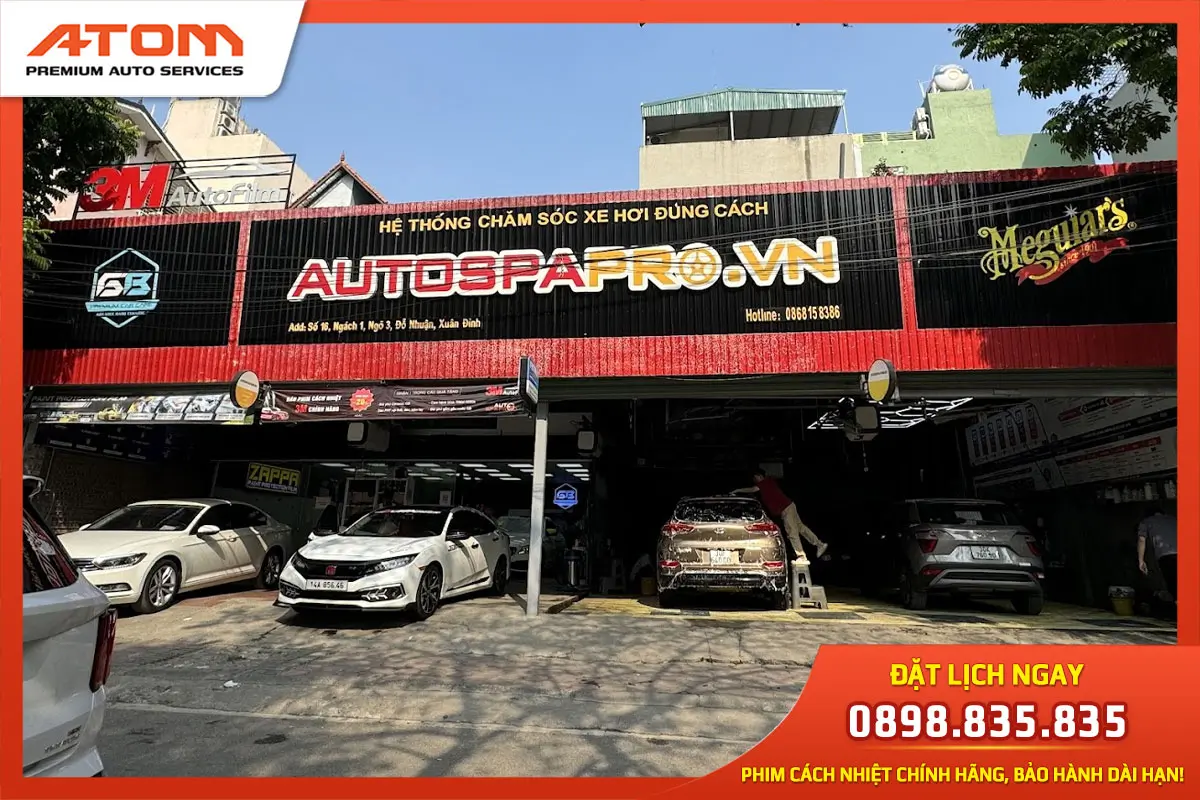 Auto Spa Pro - Đơn vị dán phim cách nhiệt uy tín hàng đầu Hà Nội (ảnh: Sưu tầm internet)