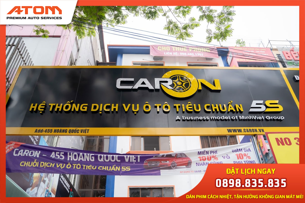 CARON - Hệ thống dịch vụ ô tô tiêu chuẩn 5s (Ảnh: Sưu tầm internet)