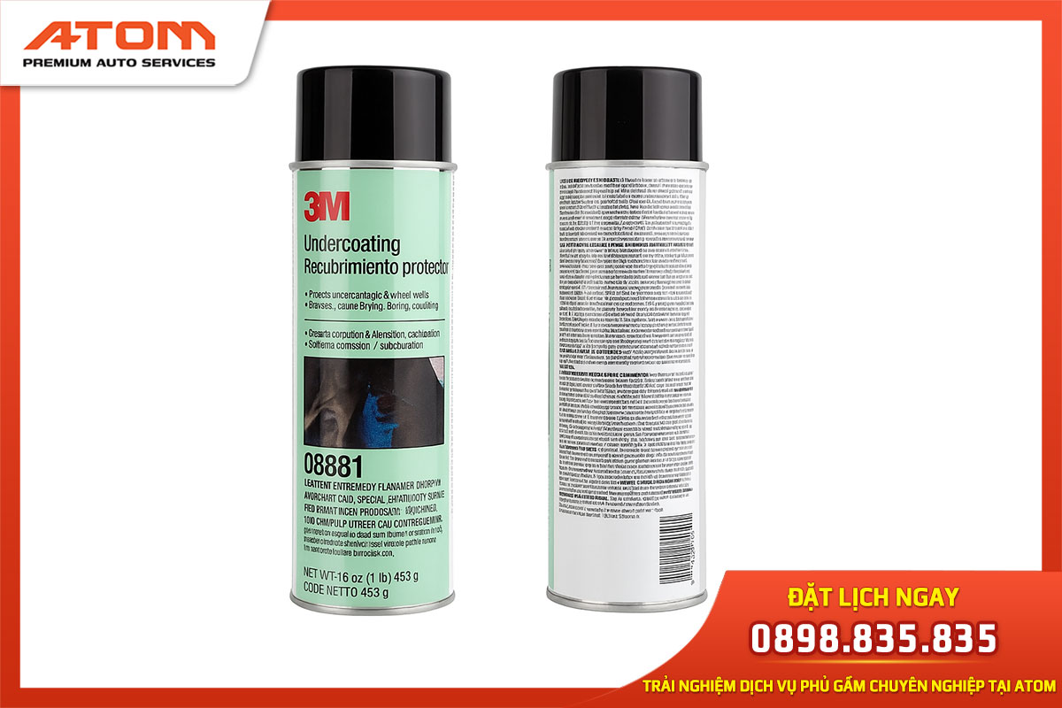 3M™ Undercoating PN 08881: Lớp phủ gầm dạng xịt, đa năng (Ảnh: Sưu tầm internet)