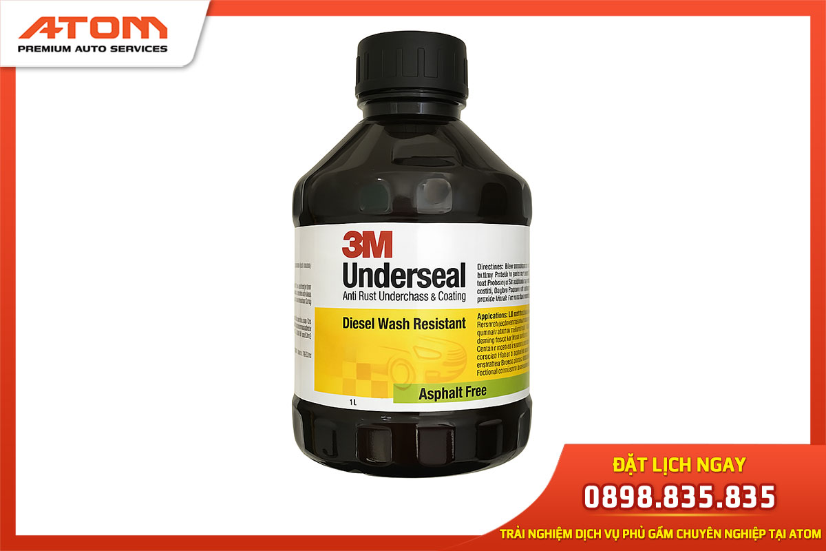 3M™ Underseal™: Lá chắn vững chắc cho gầm xe trước mọi khắc nghiệt, chống rỉ sét, giảm ồn, bền bỉ cùng thời gian (Ảnh: Sưu tầm internet)
