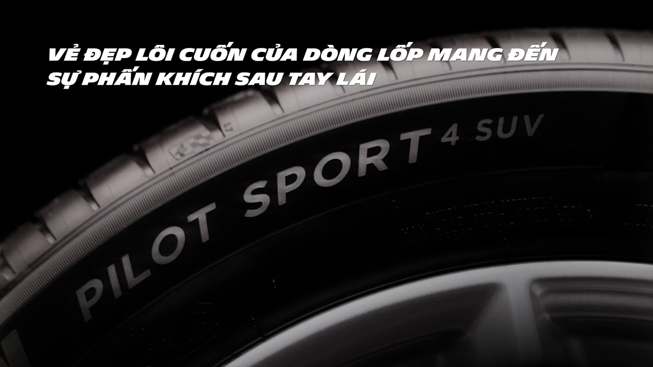 Thiết kế cao cấp của Michelin 235/65R18 Pilot Sport 4 SUV