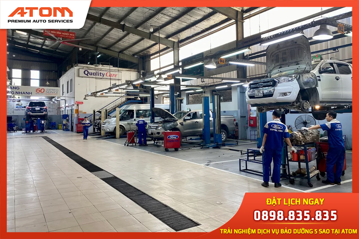 Tổng quan cơ sở vật chất hiện đại tại Ford Giải Phóng (Ảnh: Sưu tầm internet)