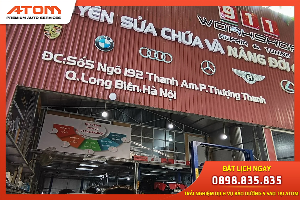Gara bảo dưỡng sửa chữa đa dạng các dòng xe (Ảnh: Sưu tầm internet)
