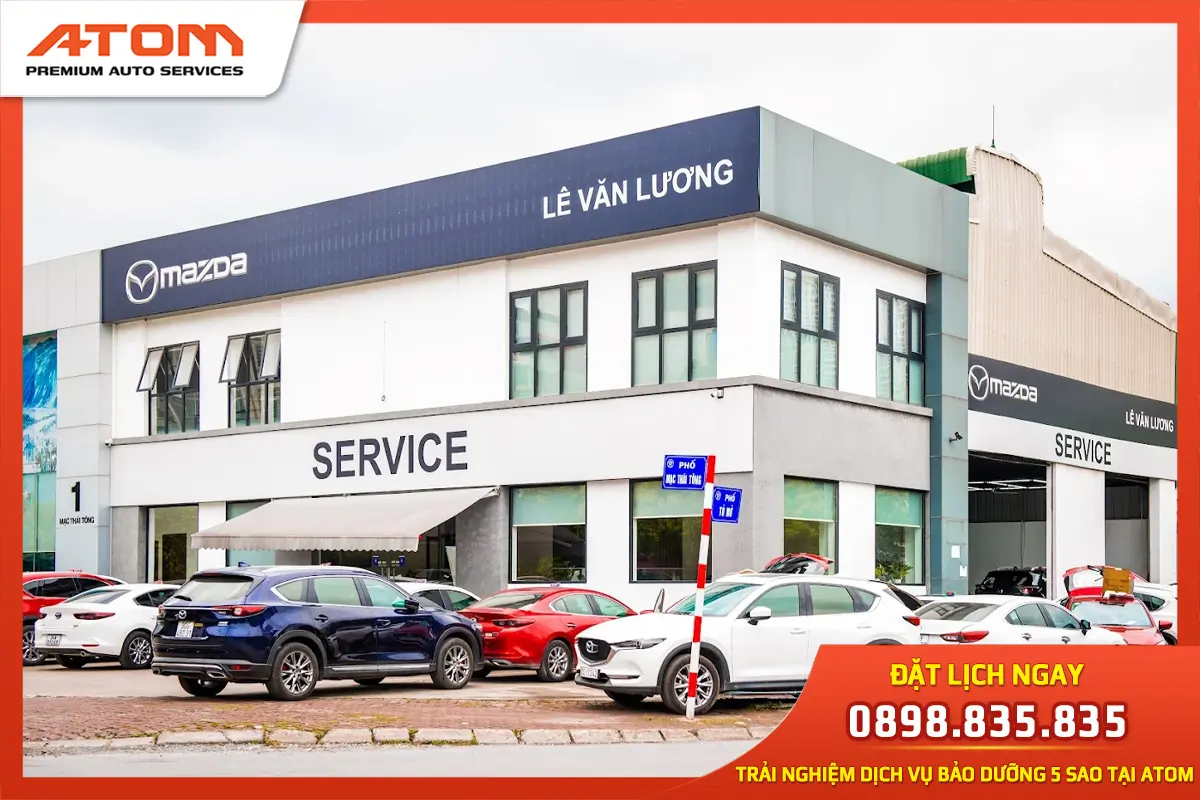 Trung tâm bảo dưỡng Mazda Lê Văn Lương (Ảnh: Sưu tầm internet)